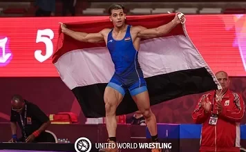 ذهبية-إفريقية.-جامعة-قناة-السويس-تتوج-بطلة-للمصارعة-في-المغرب