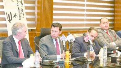 «صبحى»-يشهد-المؤتمر-الصحفى-للإعلان-عن-بطولات-الترايثلون