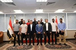 «وزير-الرياضة»-يستقبل-بعثة-الرياضيين-العائدين-من-ليبيا-بالعاصمة-الإدارية