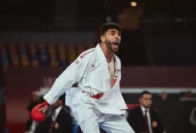عمرو-الدولي-يستعد-لمنافسات-premier-league-للكاراتيه-في-الرباط-بعزيمة-قوية