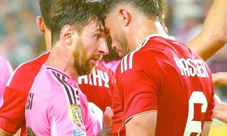 لقطة ياسر إبراهيم وميسى تشعل «السوشيال ميديا»
